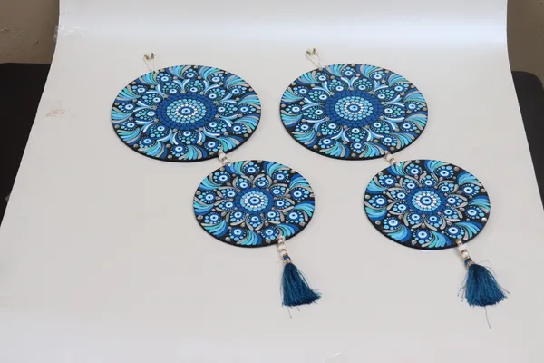 Blue_Mandala_Printed_Coasters_With_Tassels_Set_Of_4