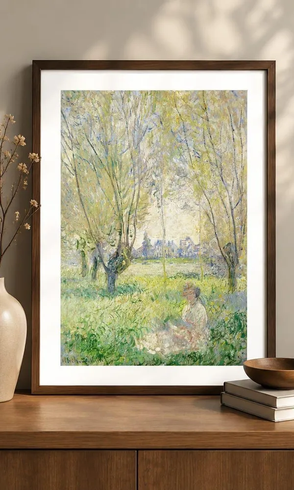 Women_in_Garden_Printed_Lamination_Frame