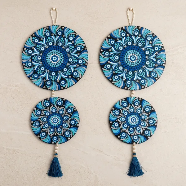 Blue_Mandala_Printed_Coasters_With_Tassels_Set_Of_4