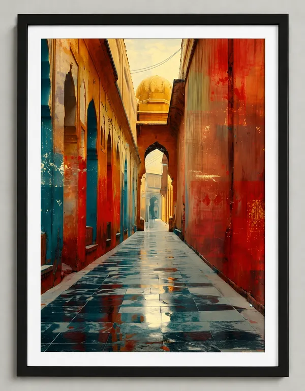 Vibrant_Abstract_Art_Corridor_Painting_For_Modern_Interiors