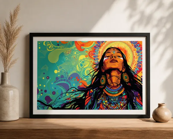 Indian_Traditional_Modern_Wall_Art_Portrait