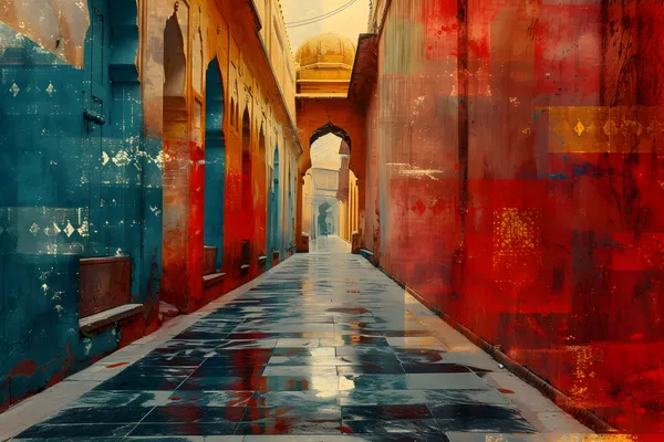 Vibrant_Abstract_Art_Corridor_Painting_For_Modern_Interiors