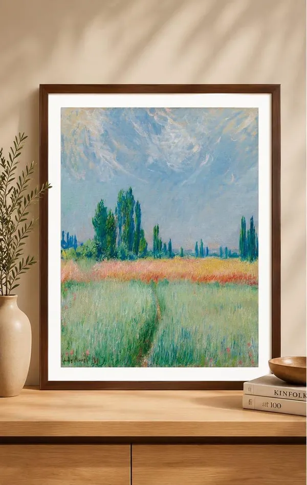 Countryside_Field_Print_laminated_frame