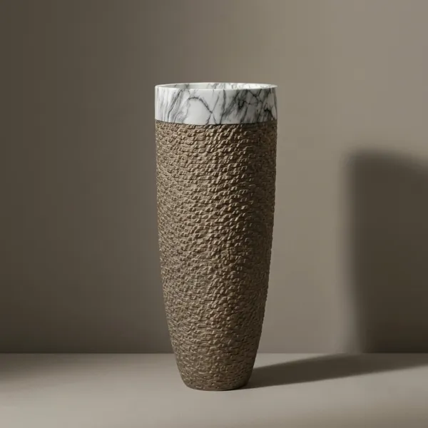 Natural_Woven_Polyresin_Tall_Planter_With_Marble_Design