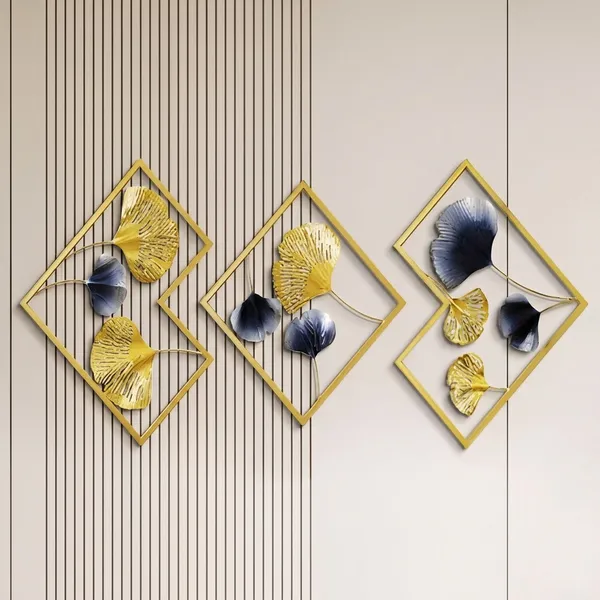 Gold_And_Blue_Metal_Wall_Art_Decor_Set_Of_3