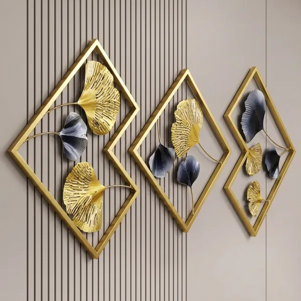 Gold_And_Blue_Metal_Wall_Art_Decor_Set_Of_3
