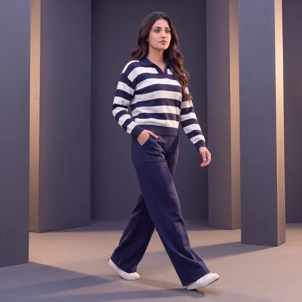 Navy_Blue_&_White_Striped_Knit_Polo_Top_&_Wide-Leg_Trousers_Set