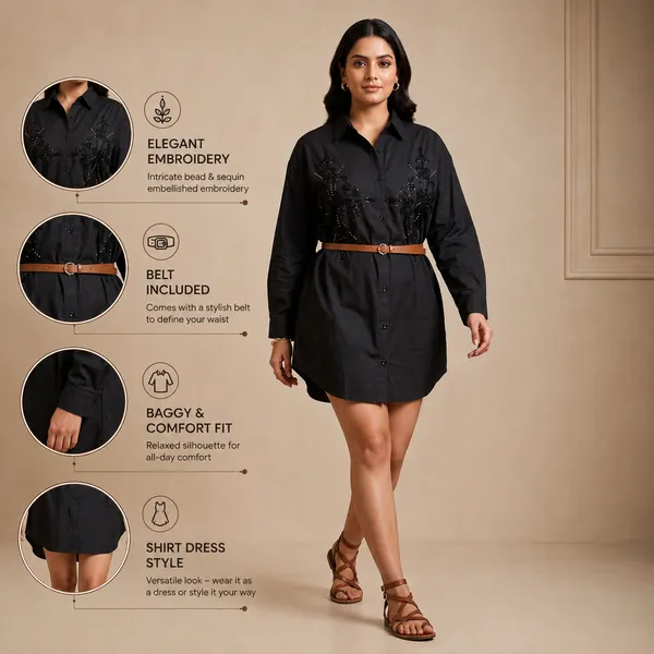 Black_Embroidered_Shirt_Dress_with_Belt
