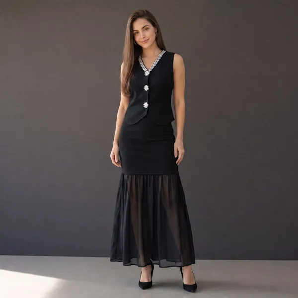Elegant_Black_Embellished_Skirt_Top