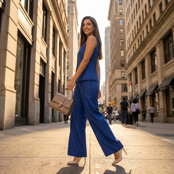 Elegant_Denim_Blue_Stretchable_Co-Ord_Set