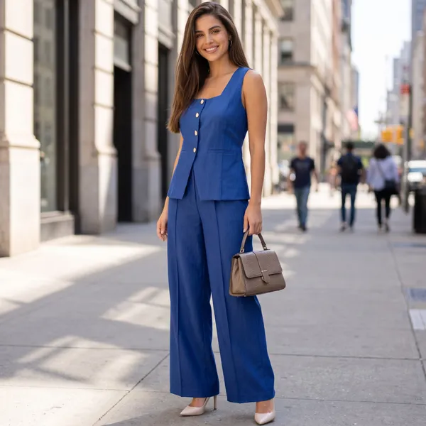 Elegant_Denim_Blue_Stretchable_Co-Ord_Set