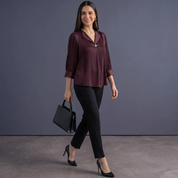 Elegant_Solid_Maroon_Top