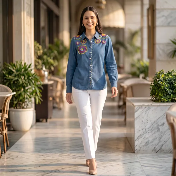 Floral_Beaded_Embellished_Denim_Shirt