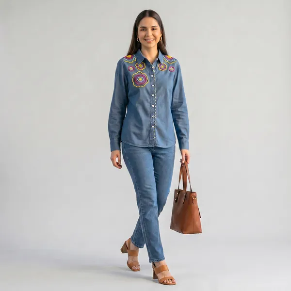 Floral_Beaded_Embellished_Denim_Shirt