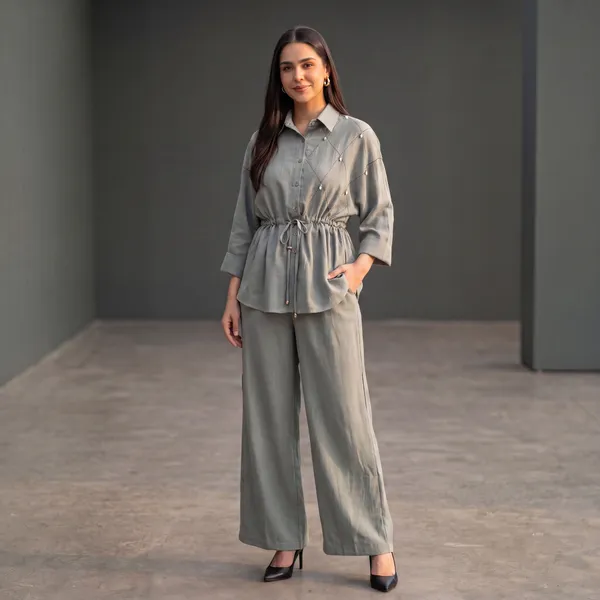 Olive_Linen_Embroidered_Co-ord_Set