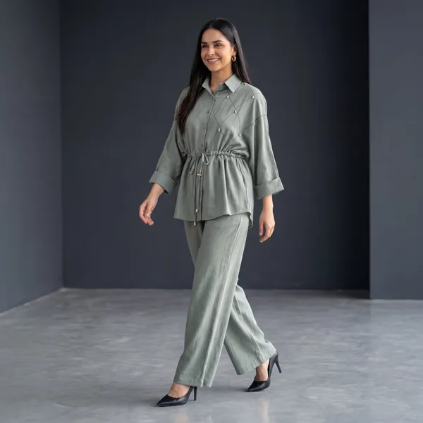 Olive_Linen_Embroidered_Co-ord_Set
