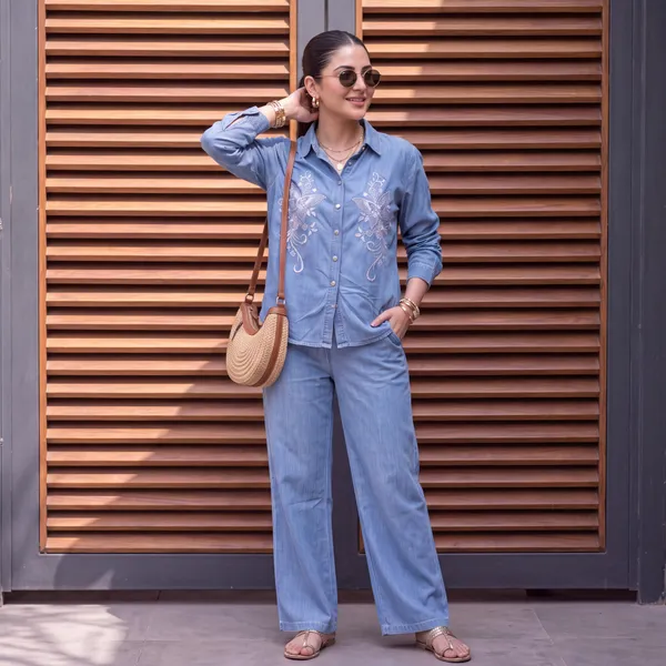 Light_blue_denim_co_ord_set_with_butterfly_embroidery