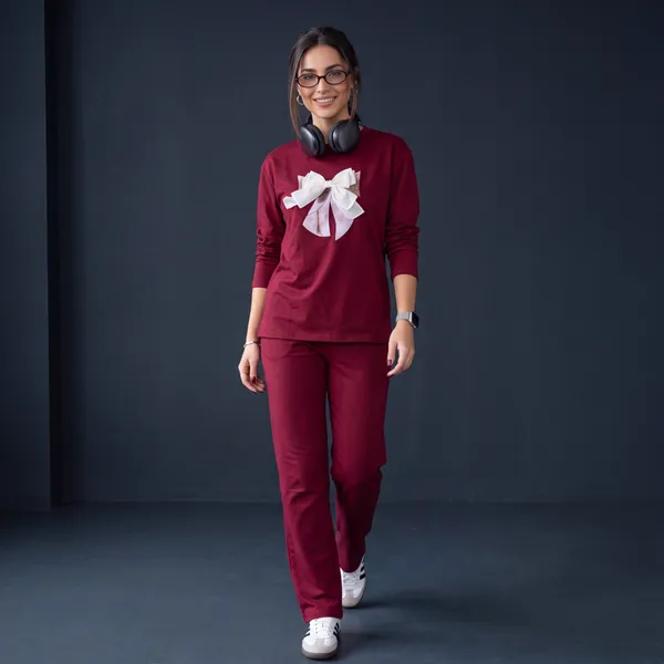 Maroon_Bow_Accent_Co-Ord_Lounge_Set