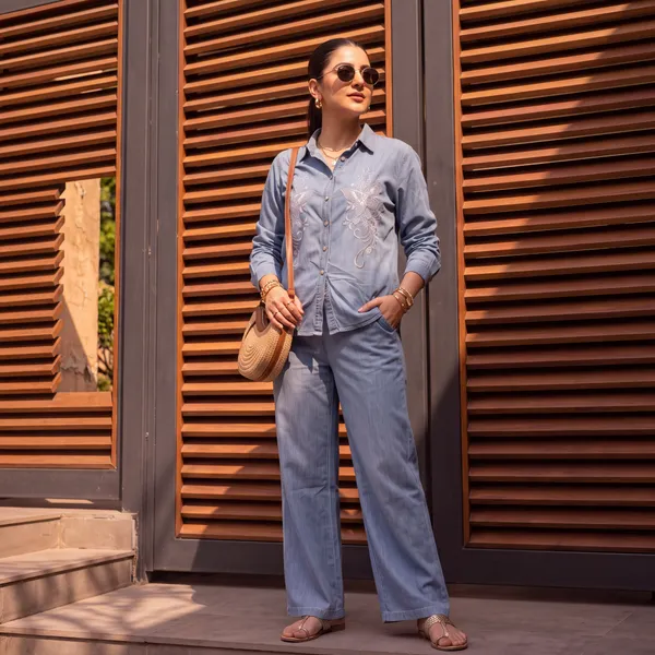 Light_blue_denim_co_ord_set_with_butterfly_embroidery