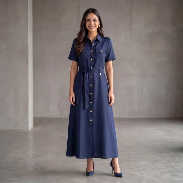 Navy_Blue_Belted_Shirt_Dress