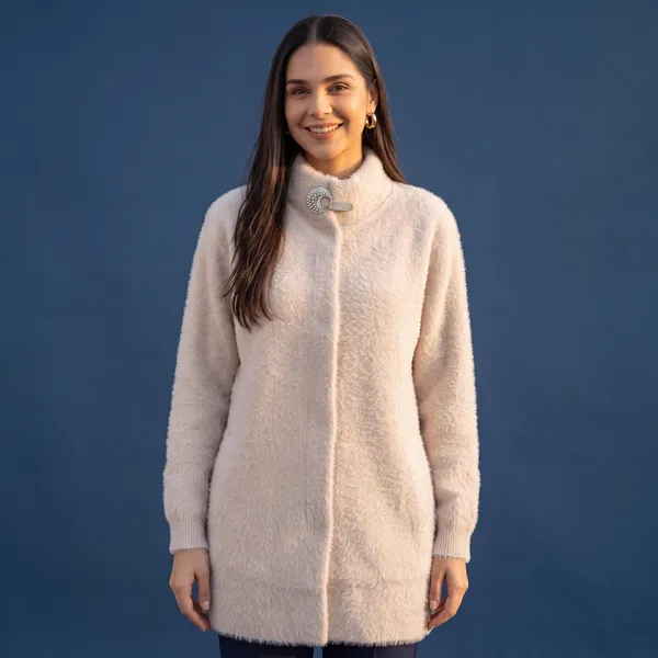 Plush_High-Neck_Faux-Fur_Coat_with_Embellished_Buckle