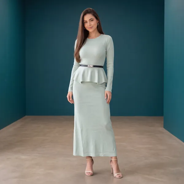 Ribbed_Peplum_Midi_Dress