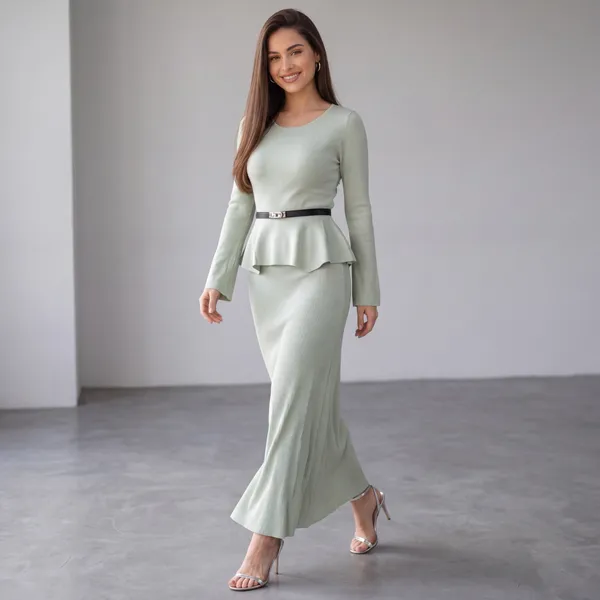 Ribbed_Peplum_Midi_Dress