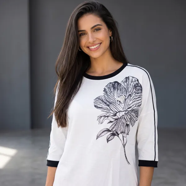 White_floral_T_shirt_with_Pearl_&_Sirosky_Embellished
