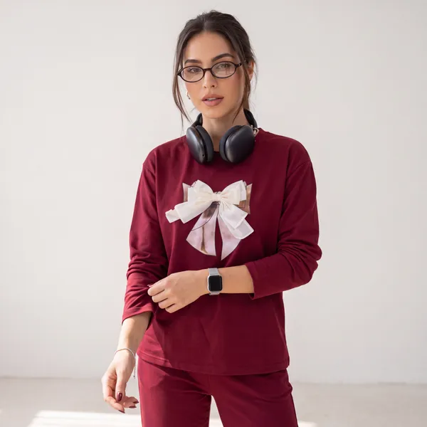 Maroon_Bow_Accent_Co-Ord_Lounge_Set