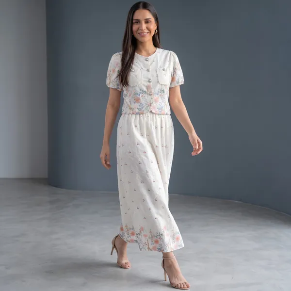 Peach_Chickenkari_Skirt_Top