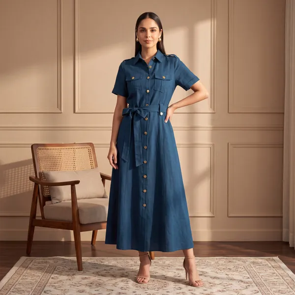 Navy_Blue_Belted_Shirt_Dress