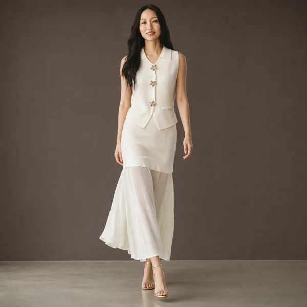 Women_Premium_Woven_Co-Ord_Set_with_Sleeveless_Vest_Top_&_Flowy_Skirt