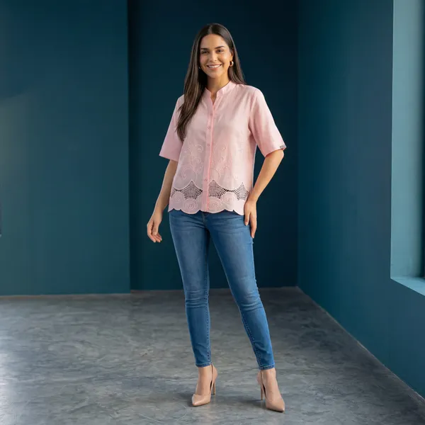 Womens_Pastel_Pink_Embroidered_Casual_Top
