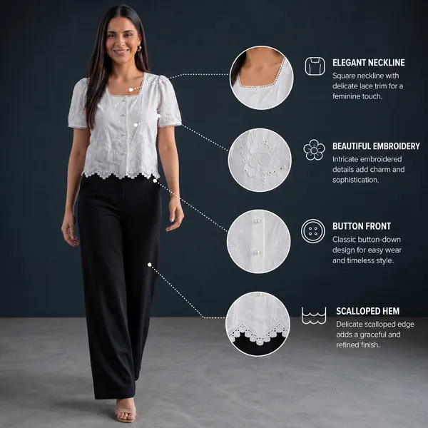 White_Embroidered_Puff_Sleeve_Top