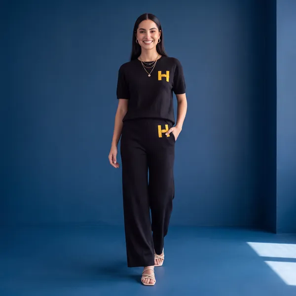 Monochrome_Bold_Knit_Black_Two-Piece_Set