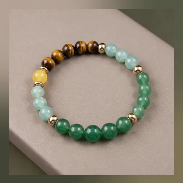 Multicolor_Wood_Bead_Multi-Tone_Stretch_Bracelet_For_Adults