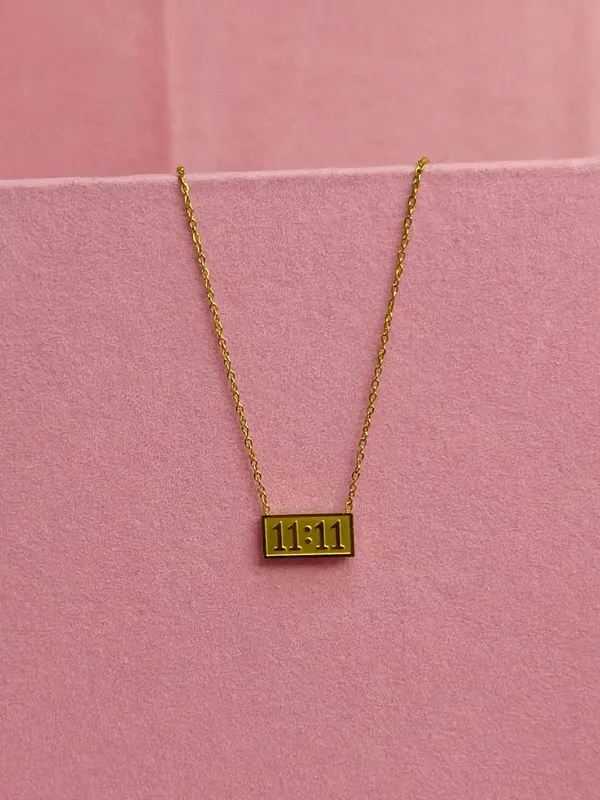 Gold_Stainless_Steel_11:11_Angel_Number_Pendant_Necklace_For_Women