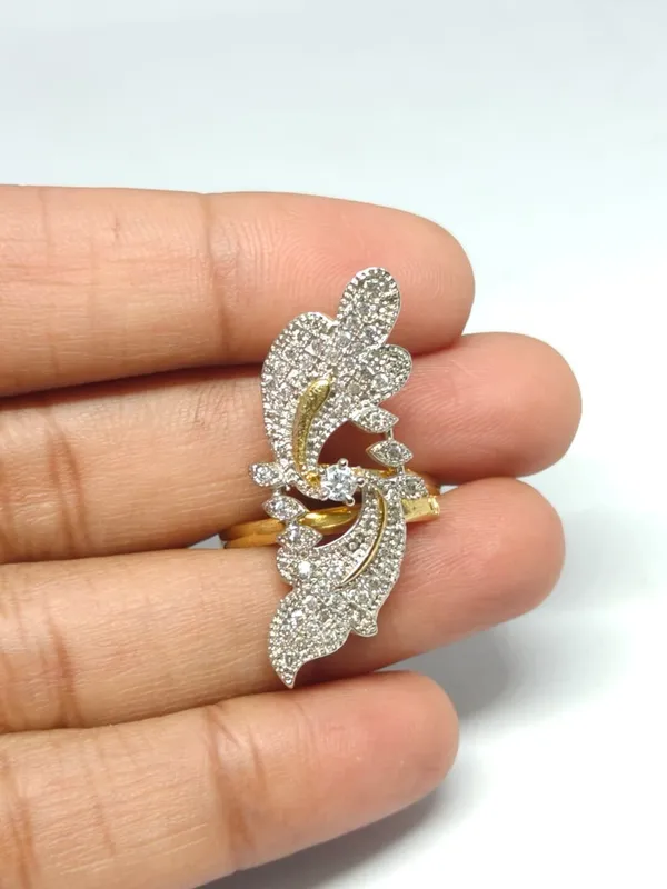 Gold_Alloy_Crystal_Butterfly_Wing_Statement_Ring_For_Women