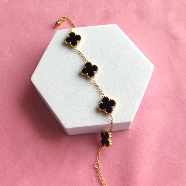 Gold_Stainless_Steel_Clover_Chain_Bracelet_For_Women