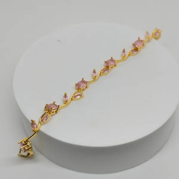 Gold_Plated_Pink_Stone_Bracelet_for_Women