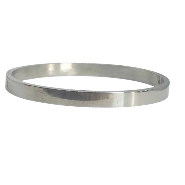Silver_Stainless_Steel_Classic_Kada_For_Unisex