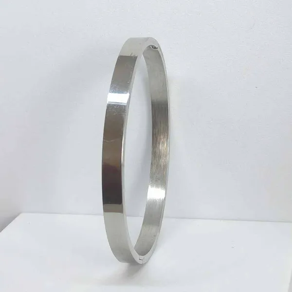 Silver_Stainless_Steel_Classic_Kada_For_Unisex