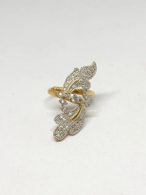 Gold_Alloy_Crystal_Butterfly_Wing_Statement_Ring_For_Women