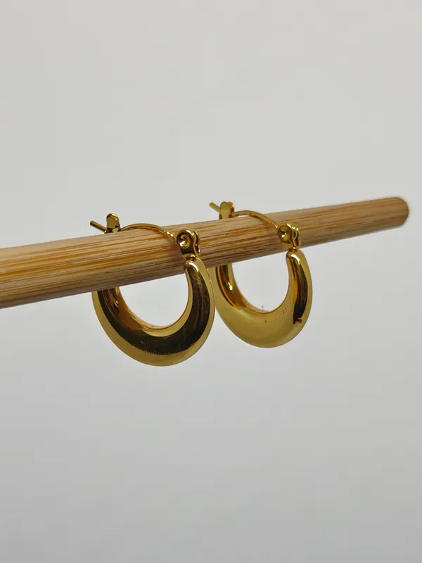 Gold_Plated_Chunky_Hoop_Earrings_for_Women