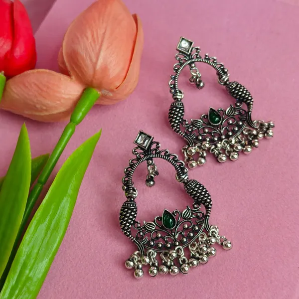 Green_Oxidized_Metal_Handcrafted_Traditional_Jhumka_Earrings_For_Women
