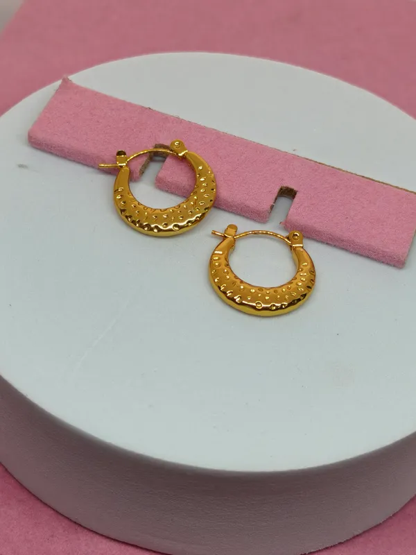 Gold_Plated_Textured_Crescent_Hoop_Earrings_for_Women