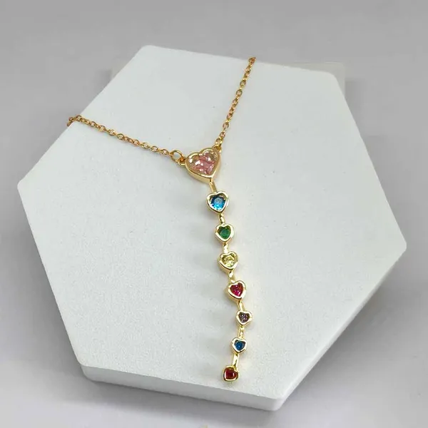 Multicolor_Alloy_Cubic_Zirconia_Heart_Pendant_Necklace_For_Women