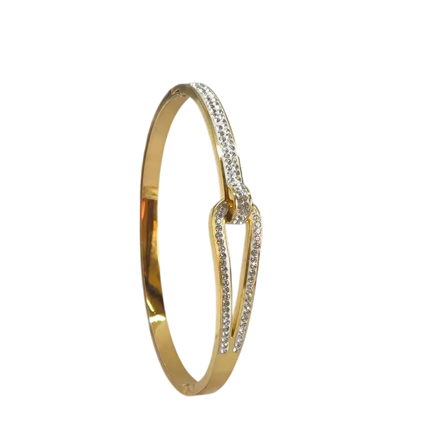 Gold_Stainless_Steel_Knot_Bracelet_For_Women