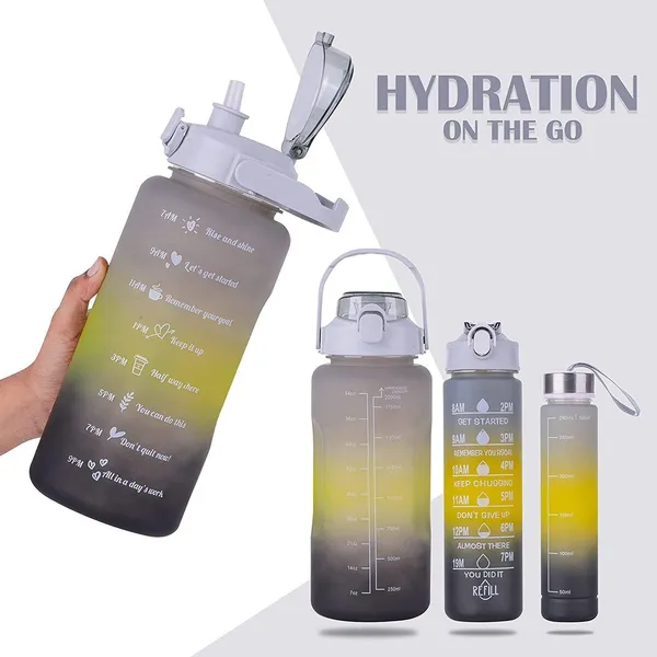 Bpa-Free_Plastic_Motivational_Gradient_Water_Bottle_With_Time_Marker_Set_Of_3