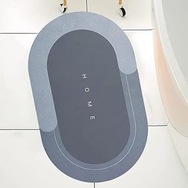 Microfiber_Oval_Super_Absorbent_Anti-Slip_Bathroom_Mat_Grey
